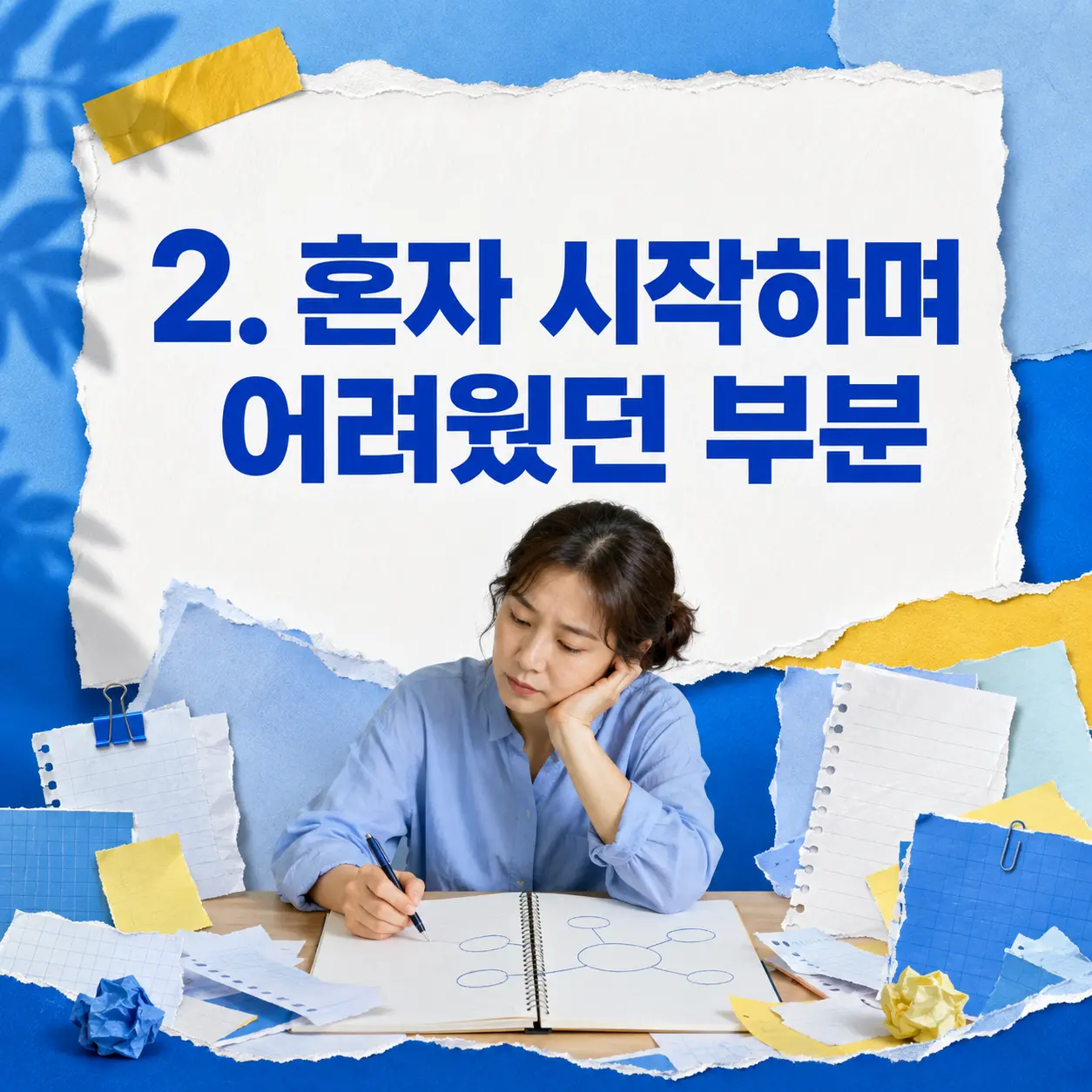 2. 오랜만의 글쓰기가 유난히 어려웠어요 포스터
