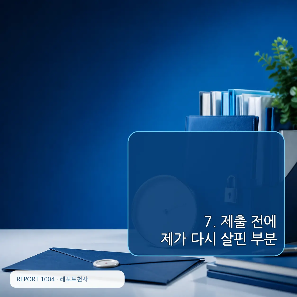 7. 제출 전에 제가 다시 살핀 부분 포스터