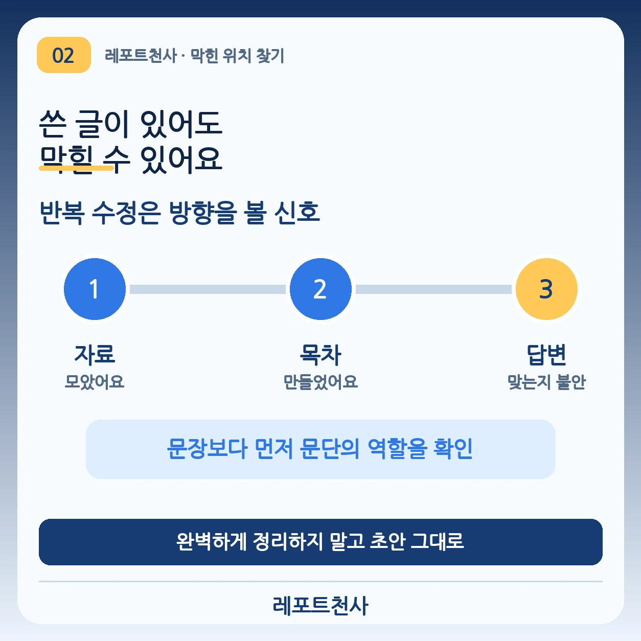 1. 빈 문서가 아닌데도 막힐 수 있어요 포스터