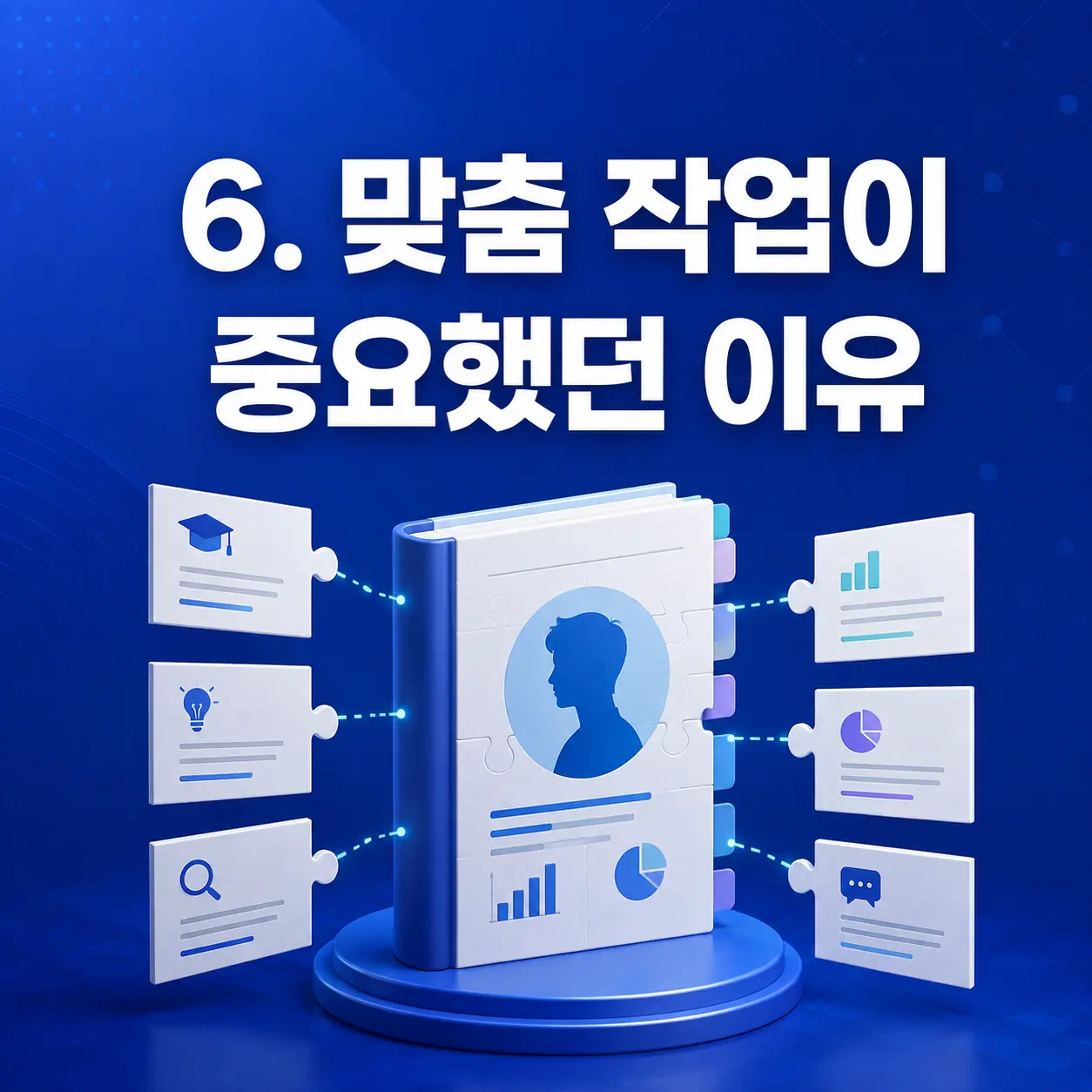 6. 상담에서 확인한 맞춤 작업 포스터