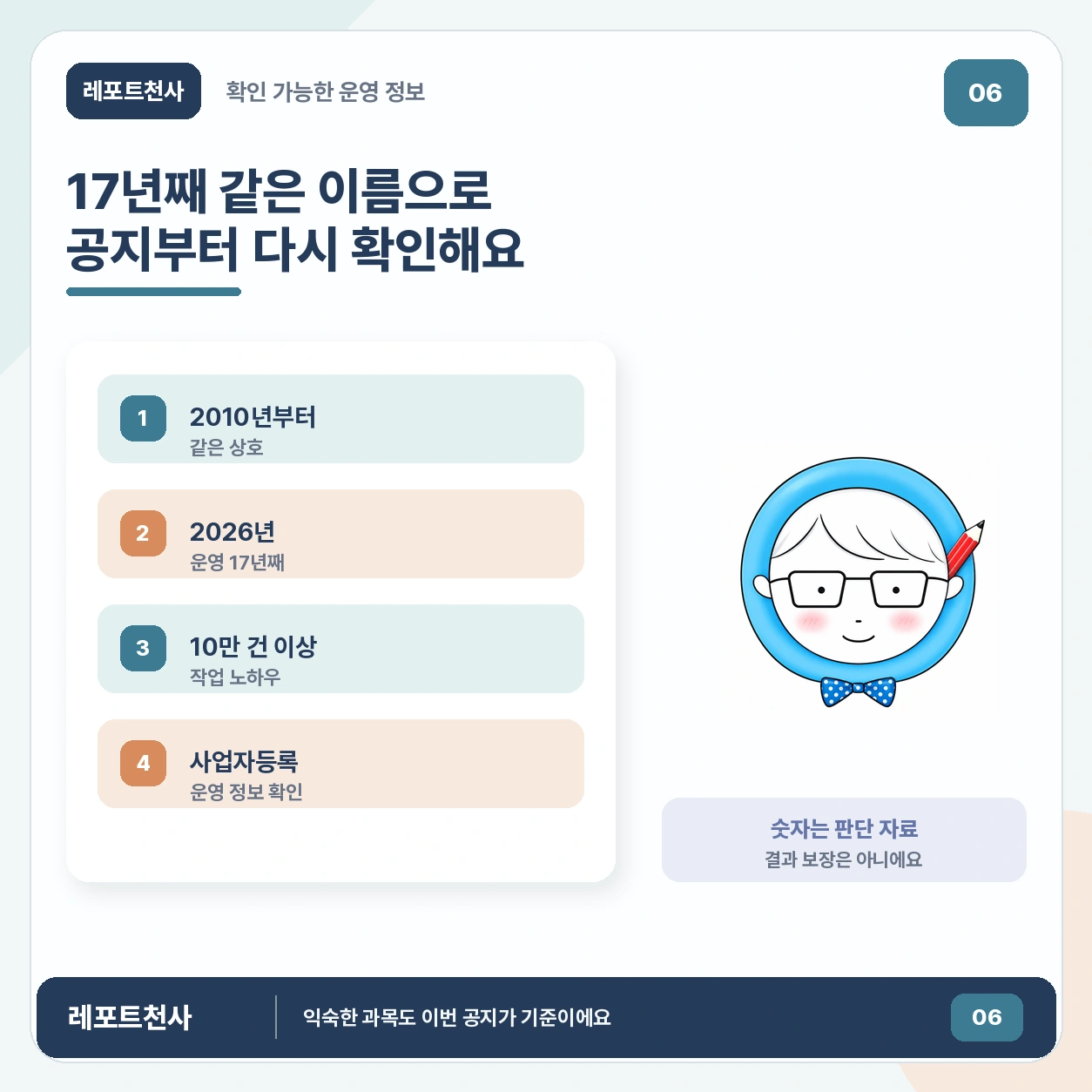 5. 오래된 이름보다 확인하는 태도가 중요해요 포스터