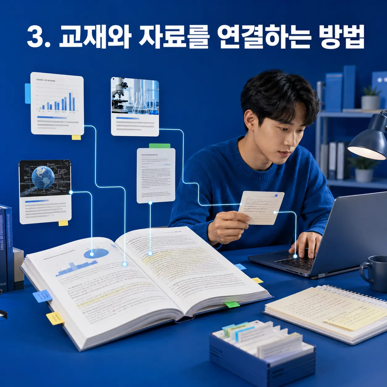 3. 교재와 자료를 연결하는 방법 포스터